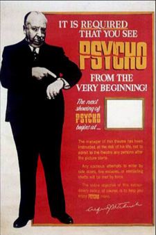 psycho poster hitchcock
