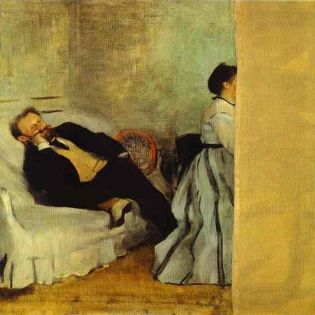 Degas Manet and his wife