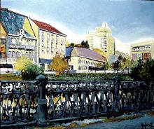 Romania Bucharest paiting