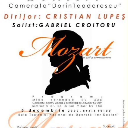 mozart afis concert