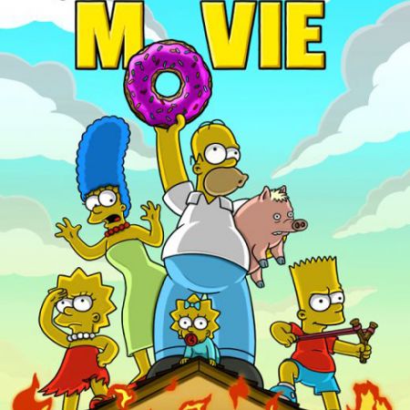 the simpsons movie poster