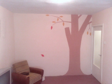 Wallpaint - Autumn tree / Milco Cristi