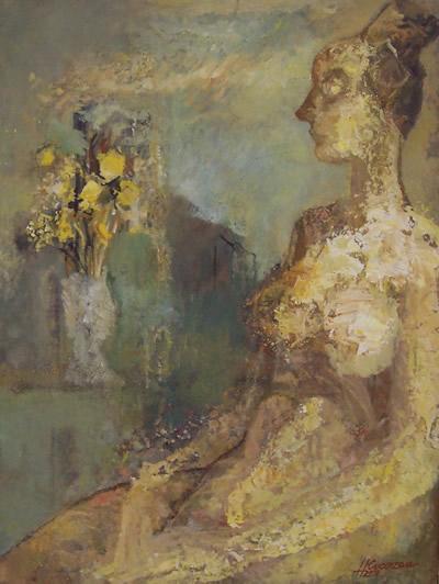 Nude with flowers / Cucerzan Horea