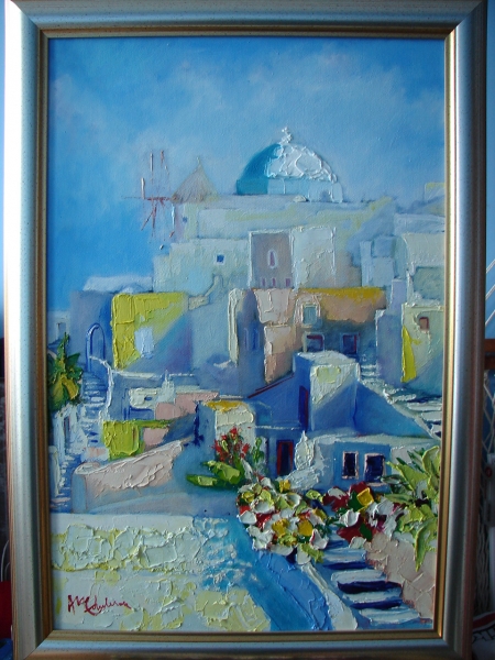 santorini's light / Edulescu Ana Maria