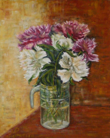 Peonies in a vase / Popescu Marinela