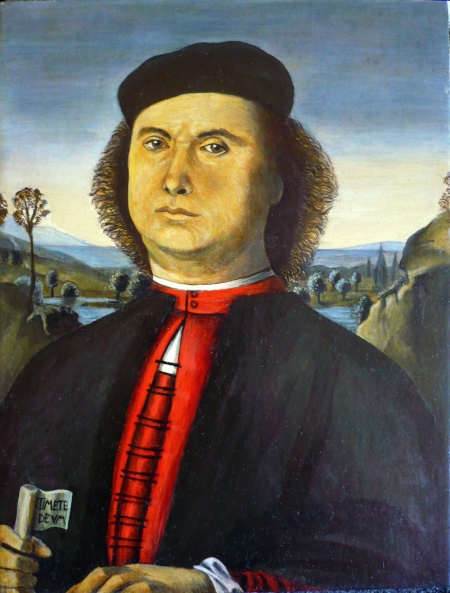 Pietro Perugino. Portrait of Francesco delle Opere. 1494 / Alexandru  Gheorghe