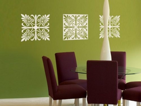 Wallpaint - Flowers tracery / Milco Cristi