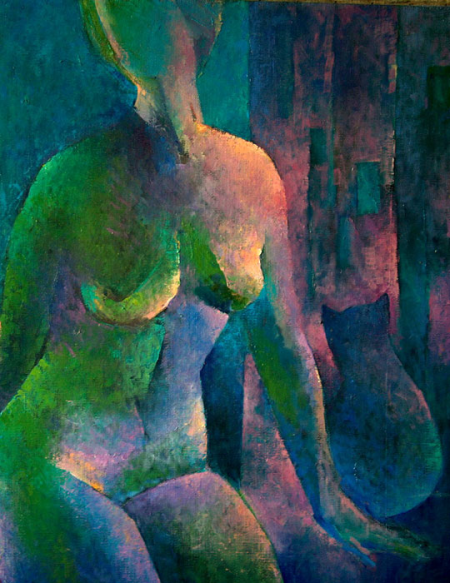 Nude with cat / Murariu Marilena