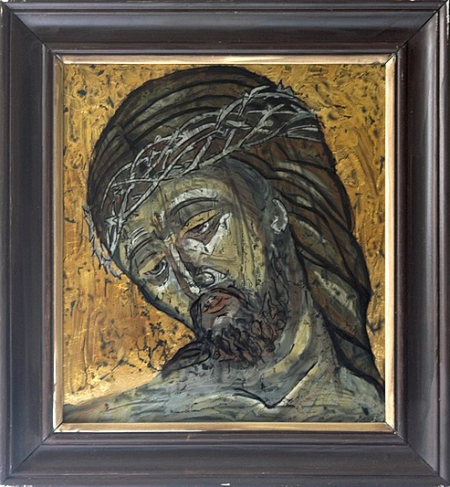 Christ with crown of thorns / Rizescu Ana