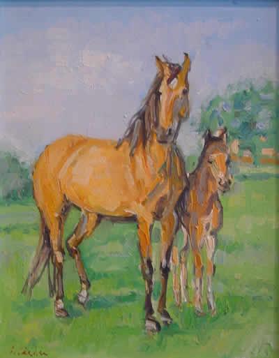 Lanscape - horses / Candea Daradici Iulia