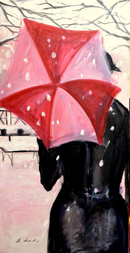 Femeie cu umbrela / Daradici Bogdana