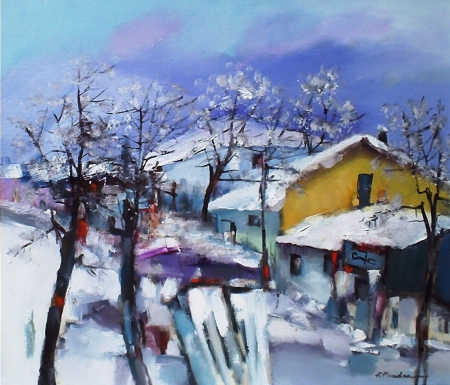 my street winter / Prodan florin