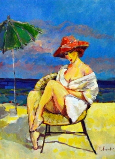 Woman at the seaside / Candea Daradici Iulia