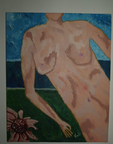 Nude with flower / Voda Tenerife