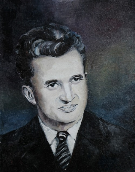 portret N. CEAUSESCU / Stanculescu  Marta