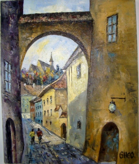 Strada in Sighisoara / Maior  Gheorghe