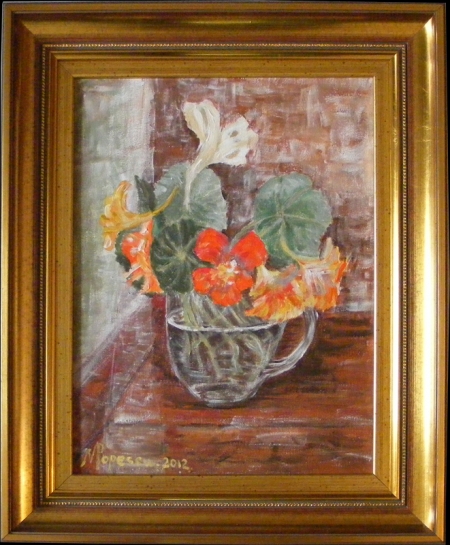 A cup of flowers / Popescu Marinela