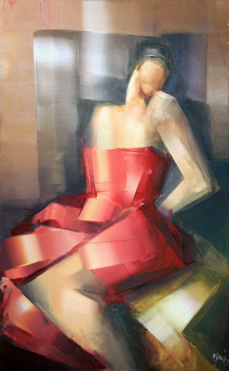 Woman in Red / Grabovschi Georgeta