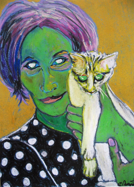 Selfportrait with Mitzi / Buzamet Cristina-Mary