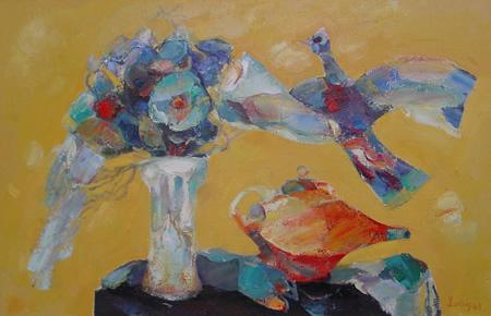 Bird and flowers / Damir Petru
