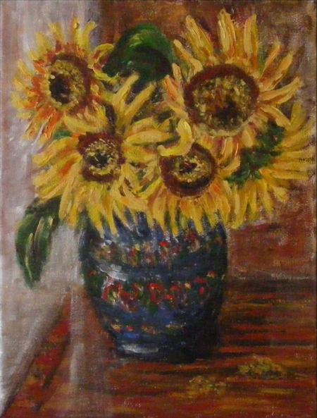 Still life with sunflowers / Popescu Marinela