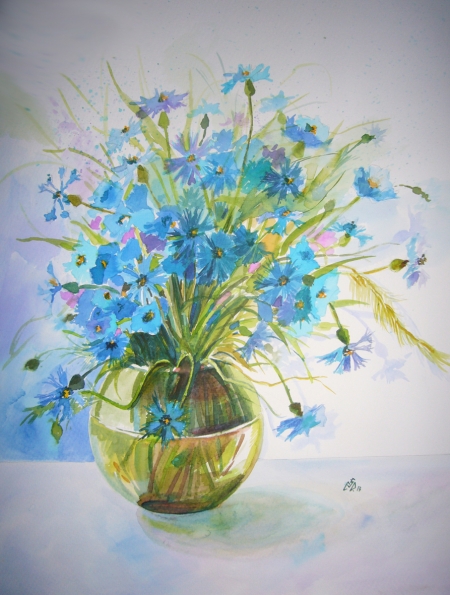 Cornflowers Bouquet 1 / Calinoiu  Gabriela 