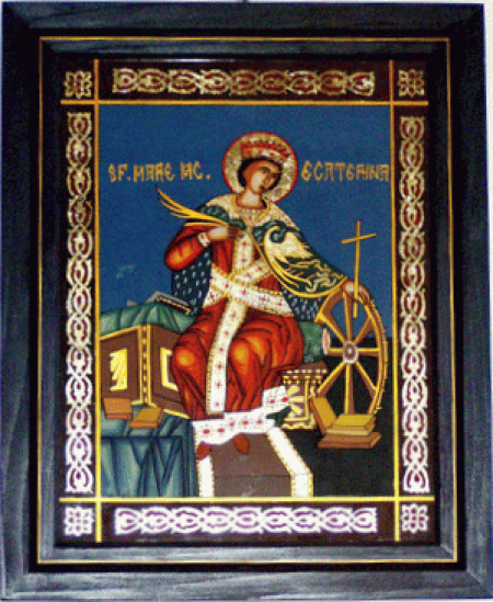 Icon on glas / Cernea Caterina