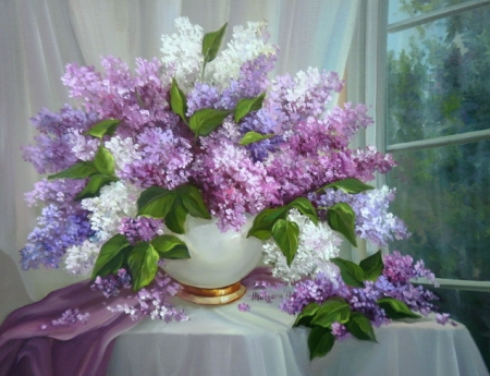 LILIAC IN FEREASTRA / Bulgaru Anca