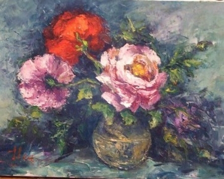 STILL LIFE  ROSE / RUS LENUTA