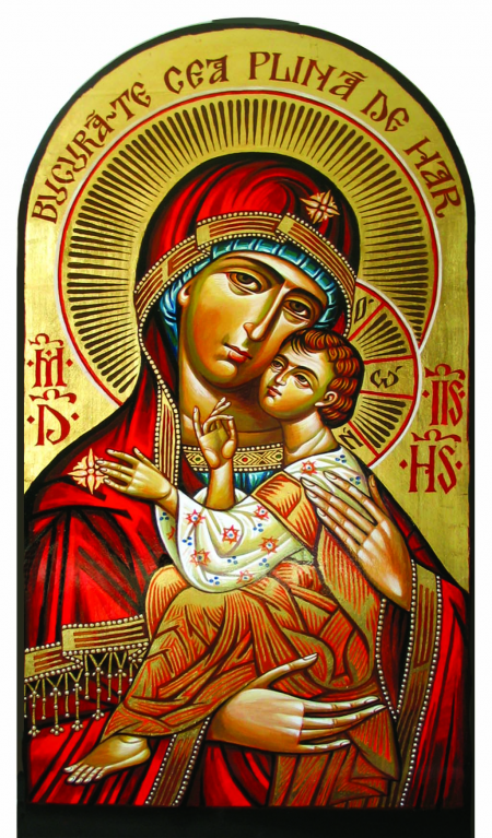 Mother of God with Jesus / Mihaescu Vintila