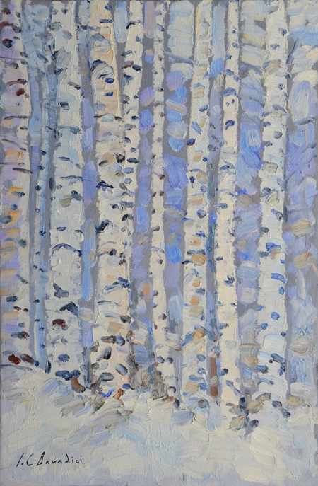 Winter with birch trees / Candea Daradici Iulia