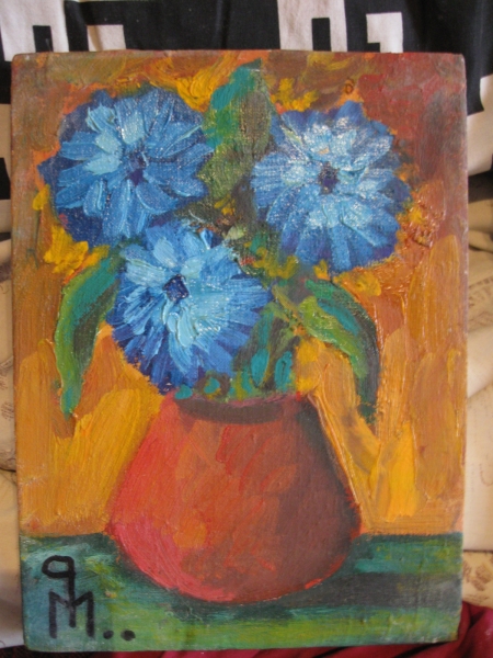 Blue flowers / PLĂVEȚI MIHAI