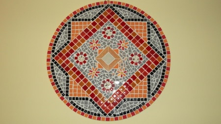 Red mosaic / Panac Gratiela