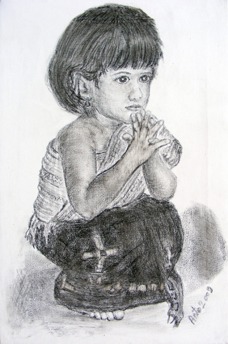 Girl Praying / Bissinger Antoniu Iosif