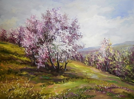 Pastel inflorit / Bulgaru Anca