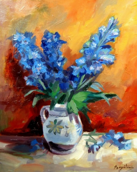 Blue Flowers / Bogatean Calin