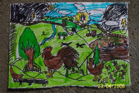 Desen Carla Oros, 9 ani, Deva