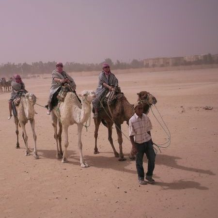 Caravana prin desert