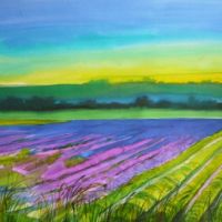 Lavender Landscape 2