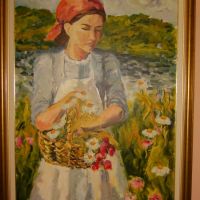 GIRL WITH FLOWERS