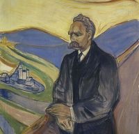Friedrich Nietzsche vazut de Edvard Munch