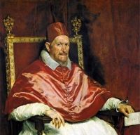 Portretul Papei Inocentiu al X lea de Diego Velazquez