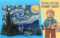 Tabloul Noapte instelata de Vincent van Gogh va avea o versiune LEGO