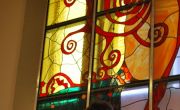 stained glass window Hotel Best Western Balvanyos / by  