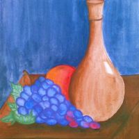 jug and fruit