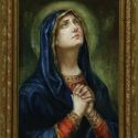 the grieved blessed Virgin