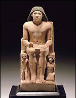 Rare Egyptian sculpture puts a human face on a remote civilization