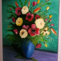 Vase with flowers 