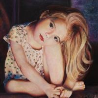 Eliza oil portrait