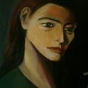 Woman with flute detail 